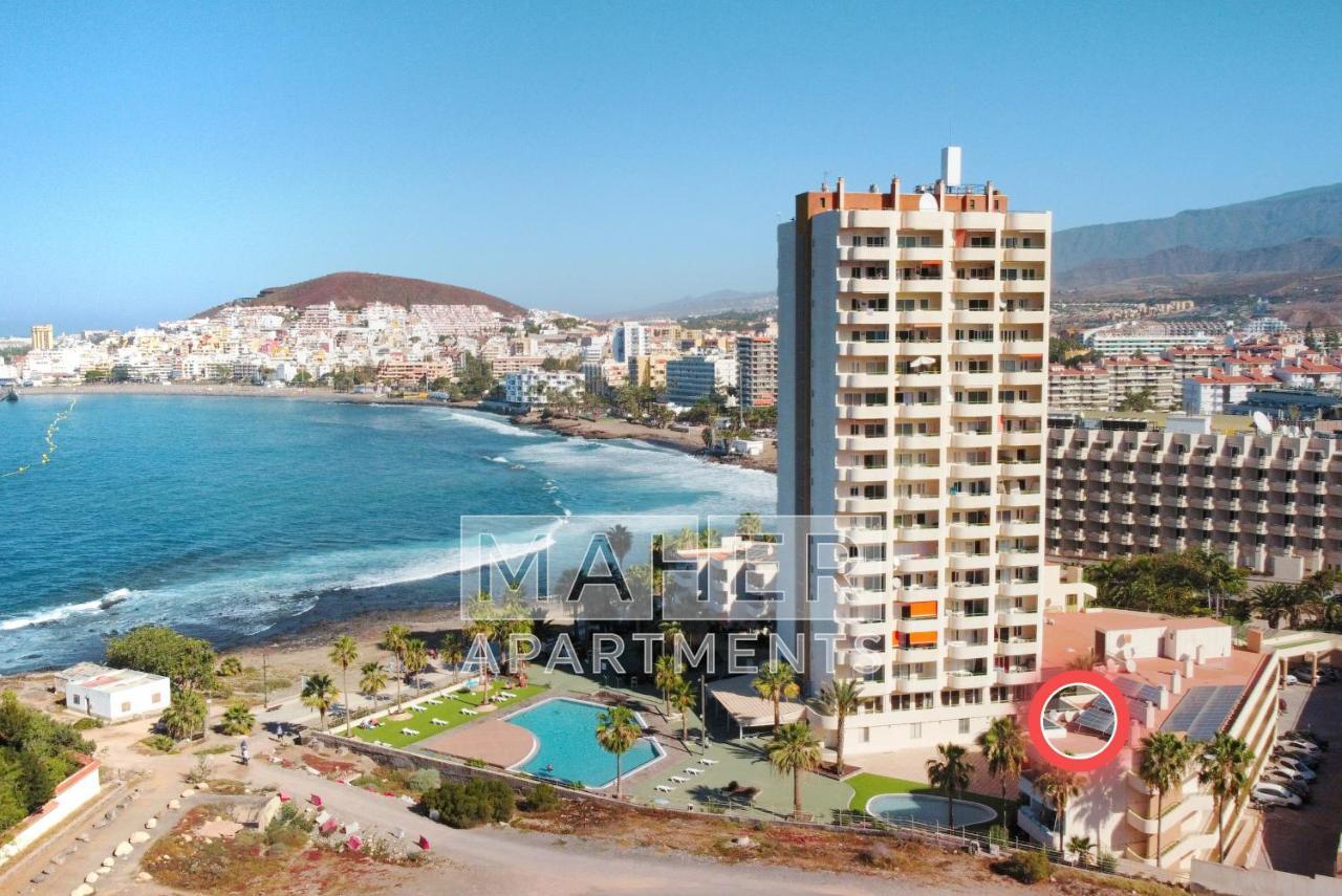 Modern Apartment With An Addictive Terrace View Los Cristianos  Esterno foto