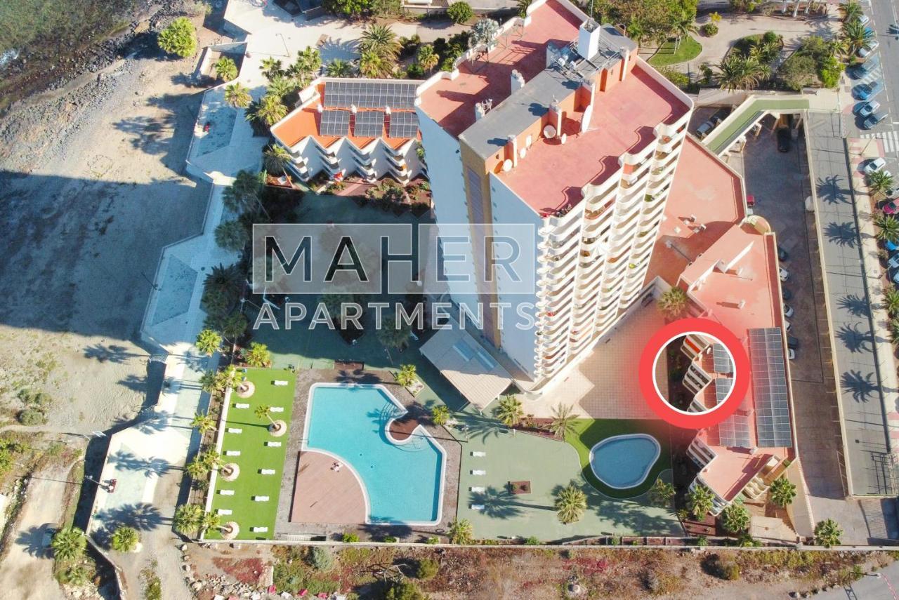 Modern Apartment With An Addictive Terrace View Los Cristianos  Esterno foto